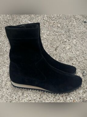 PEDRO GARCIA black suede sneaker boots